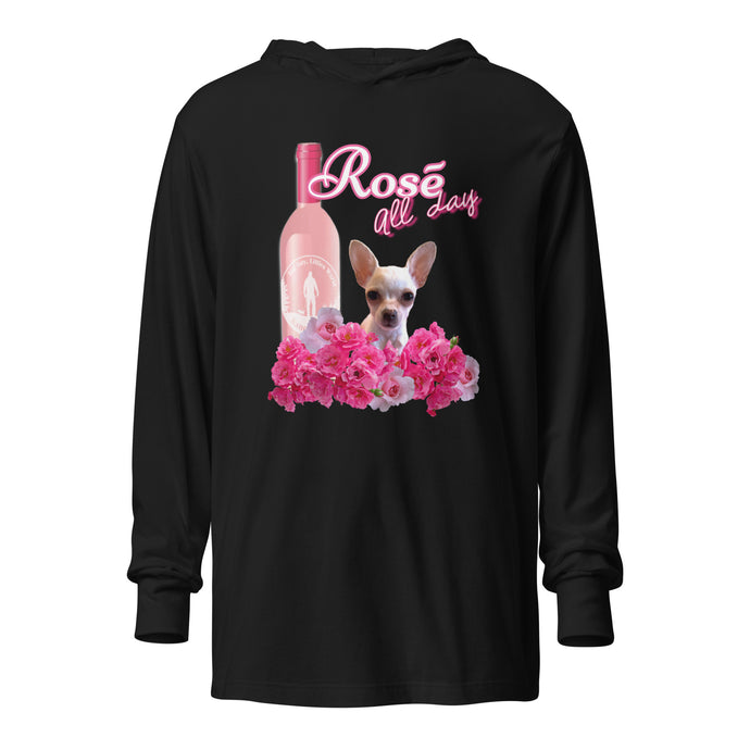 Rosie Hooded long-sleeve tee