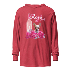 Rosie Hooded long-sleeve tee