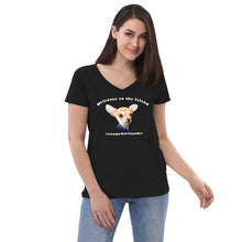 Load image into Gallery viewer, Welcome Thor Women’s recycled v-neck t-shirt