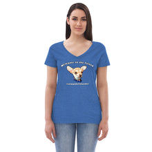 Load image into Gallery viewer, Welcome Thor Women’s recycled v-neck t-shirt