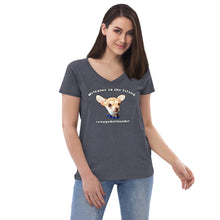 Load image into Gallery viewer, Welcome Thor Women’s recycled v-neck t-shirt