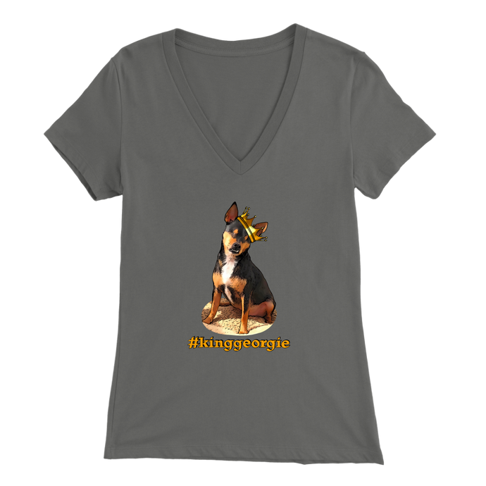 Women's Bella V-Neck T-Shirt (Additional Colors Available)