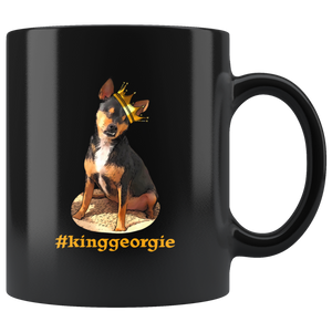 King Georgie Black 11oz Mug