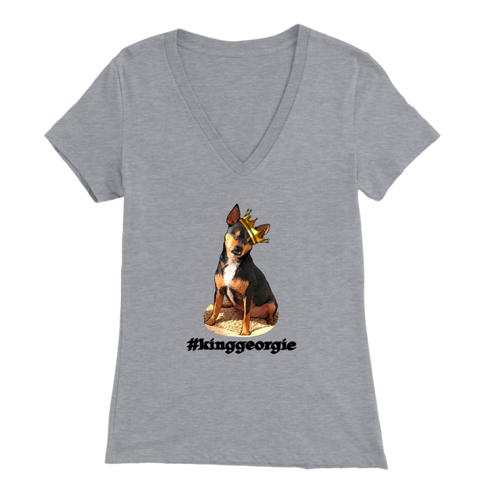 Women's Bella V-Neck T-Shirt (Additional Colors Available)