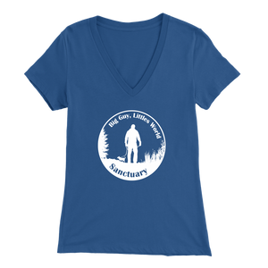 Women's Bella V-Neck T-Shirt (Additional Colors Available)