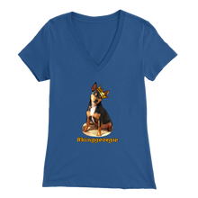 Load image into Gallery viewer, Women&#39;s Bella V-Neck T-Shirt (Additional Colors Available)