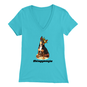 Women's Bella V-Neck T-Shirt (Additional Colors Available)