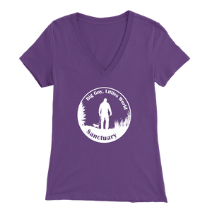 Women's Bella V-Neck T-Shirt (Additional Colors Available)