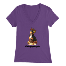 Load image into Gallery viewer, Women&#39;s Bella V-Neck T-Shirt (Additional Colors Available)