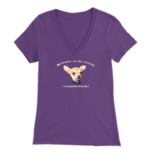 Load image into Gallery viewer, Women&#39;s Bella V-Neck T-Shirt (Additional Colors Available)