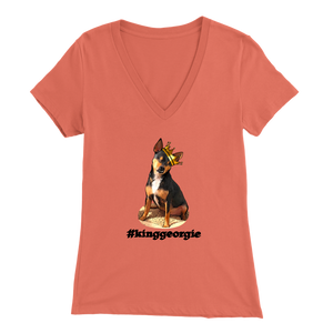 Women's Bella V-Neck T-Shirt (Additional Colors Available)