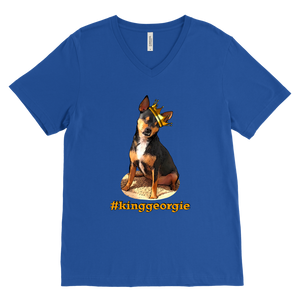 Men's Canvas V-Neck T-Shirt (additional colors available)
