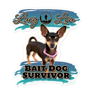Lucy Lou Bubble-free sticker