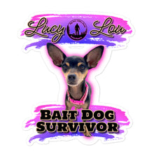 Load image into Gallery viewer, Lucy Lou Bubble-free sticker