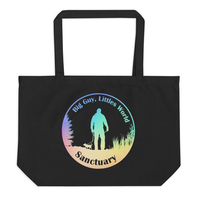 BGLWS Pastel Logo Large organic tote bag