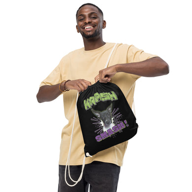 KRASH Smash Organic cotton drawstring bag