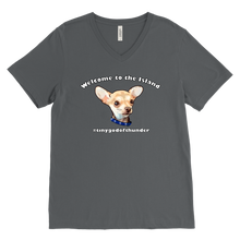 Load image into Gallery viewer, Men&#39;s Canvas V-Neck T-Shirt (additional colors available)