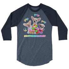 Load image into Gallery viewer, Cottonball Crew 3/4 sleeve raglan shirt