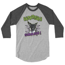 Load image into Gallery viewer, KRASH Smash 3/4 sleeve raglan shirt