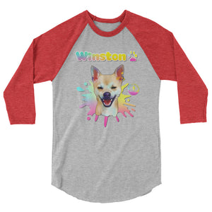 Winston Unisex 3/4 sleeve raglan shirt