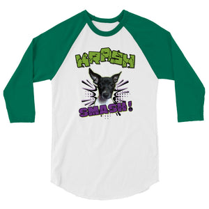 KRASH Smash 3/4 sleeve raglan shirt