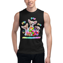 Load image into Gallery viewer, Cottonball Crew Unisex Muscle Shirt