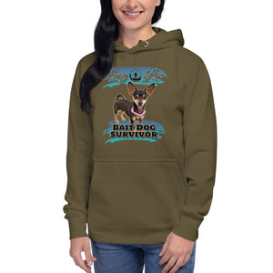 Lucy Lou Front Print Unisex Hoodie