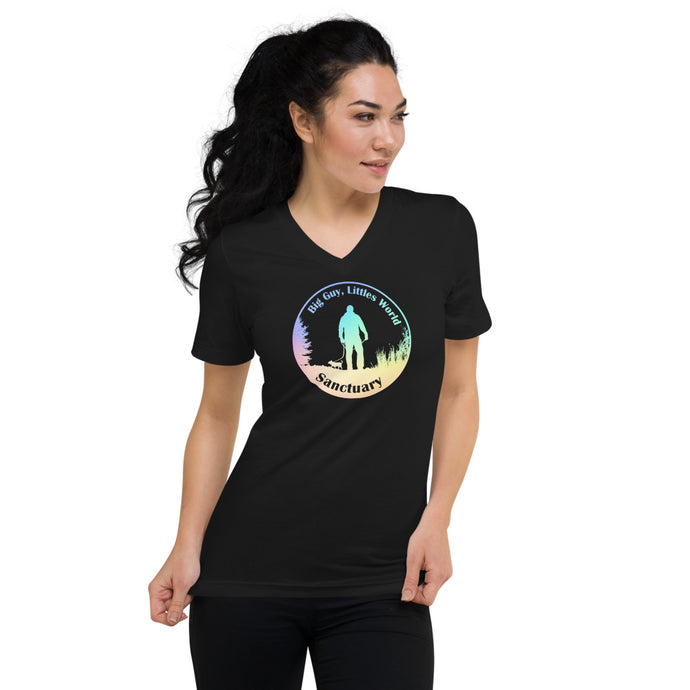 BGLWS Unisex Short Sleeve V-Neck T-Shirt
