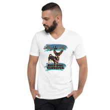 Load image into Gallery viewer, Lucy Lou Unisex Short Sleeve V-Neck T-Shirt