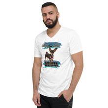 Load image into Gallery viewer, Lucy Lou Unisex Short Sleeve V-Neck T-Shirt