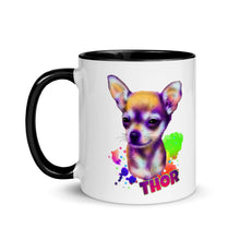 Load image into Gallery viewer, Watercolor Thor Mug with Color Inside