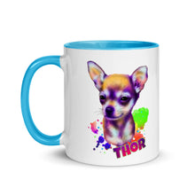 Load image into Gallery viewer, Watercolor Thor Mug with Color Inside