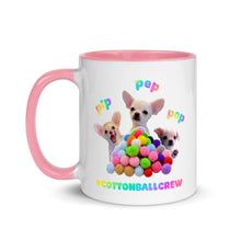 Load image into Gallery viewer, Cottonball Crew Mug with Color Inside