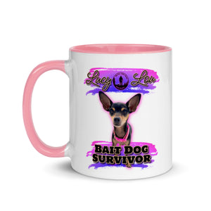 Lucy Lou Mug with Color Inside