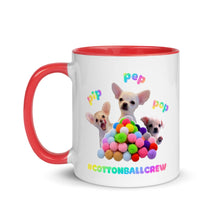 Load image into Gallery viewer, Cottonball Crew Mug with Color Inside