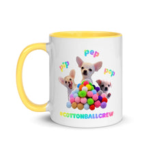 Load image into Gallery viewer, Cottonball Crew Mug with Color Inside