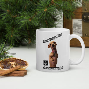 Nugget White glossy mug
