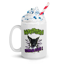 Load image into Gallery viewer, KRASH Smash White glossy mug 11oz, 15oz