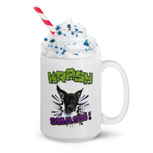 Load image into Gallery viewer, KRASH Smash White glossy mug 11oz, 15oz