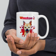Load image into Gallery viewer, Winston White glossy mug