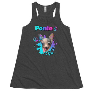 Ponie Women's Flowy Racerback Tank