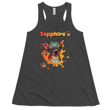Load image into Gallery viewer, Sapphire Women&#39;s Flowy Racerback Tank