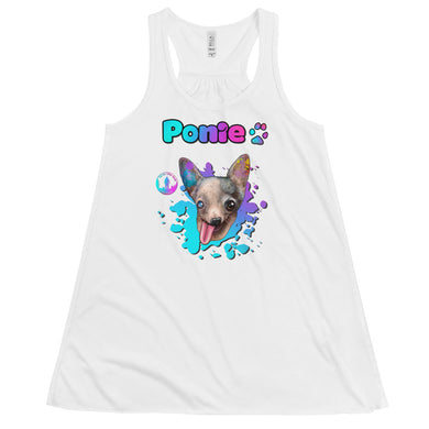 Ponie Women's Flowy Racerback Tank