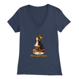 Women's Bella V-Neck T-Shirt (Additional Colors Available)