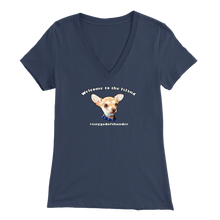 Load image into Gallery viewer, Women&#39;s Bella V-Neck T-Shirt (Additional Colors Available)