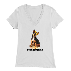 Women's Bella V-Neck T-Shirt (Additional Colors Available)